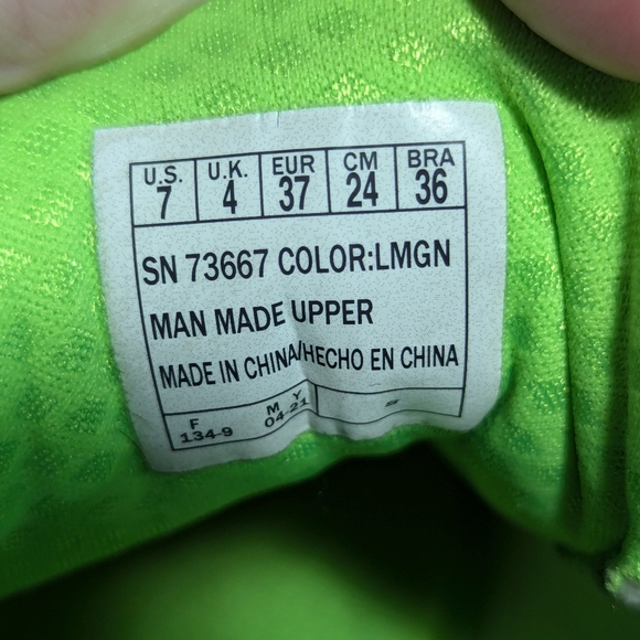 Lime Sketchers Memory Foam Sneakers - Picture 7 of 8